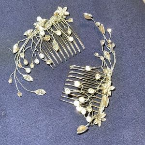 Swarovski crystal wedding hair combs